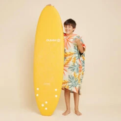 Poncho Surf Enfant 135 à 160 Cm - 550 Jungle -Magasin De Matériel De Surf poncho surf enfant 135 a 160 cm 550 jungle 8
