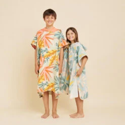 Poncho Surf Enfant 135 à 160 Cm - 550 Jungle -Magasin De Matériel De Surf poncho surf enfant 135 a 160 cm 550 jungle 9