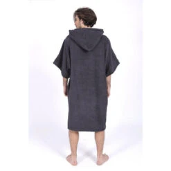 Poncho Surf Gris | Taille Unique | 100% Coton | Unisexe | Avec Manches -Magasin De Matériel De Surf poncho surf gris taille unique 100 coton unisexe avec manches 2