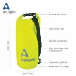 Aquapac Sac étanche 25L Heavyweight Avec Bandoulière Vert Acide -Magasin De Matériel De Surf sac etanche 25l heavyweight avec bandouliere vert acide 2