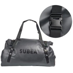 Sac Plongée Imperméable IPX6 100L - Noir Gris -Magasin De Matériel De Surf sac plongee impermeable ipx6 100l noir gris 5