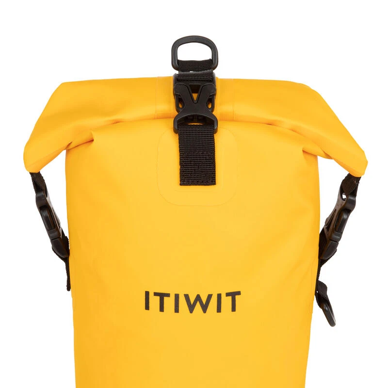 SAC POLOCHON ÉTANCHE 10L JAUNE 9 SAC POLOCHON ÉTANCHE 10L JAUNE – Image 7