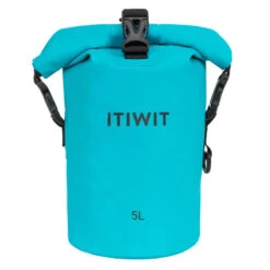SAC POLOCHON ÉTANCHE 5L TURQUOISE -Magasin De Matériel De Surf sac polochon etanche 5l turquoise 2