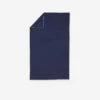 Serviette De Bain Microfibre à Rayures Bleu Foncé Taille L 80 X 130 Cm -Magasin De Matériel De Surf serviette de bain microfibre a rayures bleu fonce taille l 80 x 130 cm