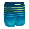 Short De Bain 100 Kid Rayé Turquoise -Magasin De Matériel De Surf short de bain 100 kid raye turquoise
