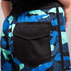 SHORT DE BAIN 500 BLEU CAMO -Magasin De Matériel De Surf short de bain 500 bleu camo 3