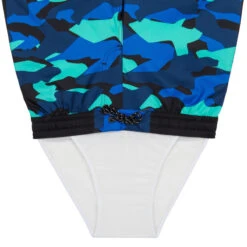 SHORT DE BAIN 500 BLEU CAMO -Magasin De Matériel De Surf short de bain 500 bleu camo 5