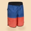 SHORT DE BAIN 500 BLEU ROUGE -Magasin De Matériel De Surf short de bain 500 bleu rouge