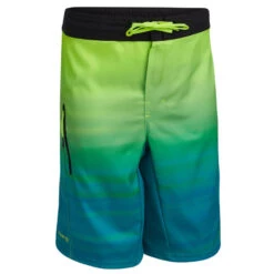 Short De Bain 500 Vert -Magasin De Matériel De Surf short de bain 500 vert 8
