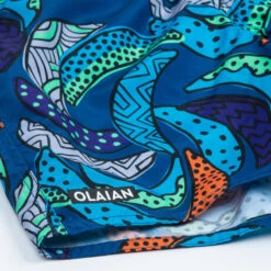 Short De Bain Garçon - 100 Banana Bleu -Magasin De Matériel De Surf short de bain garcon 100 banana bleu 3