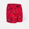 Short De Bain Garçon - 100 Happysurf Rouge -Magasin De Matériel De Surf short de bain garcon 100 happysurf rouge