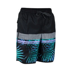 Short De Bain Garçon - 500 Palmsand Noir