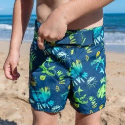 SHORT DE BAIN GARCON BLEU MARINE -Magasin De Matériel De Surf short de bain garcon bleu marine 3