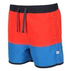 Regatta Short De Bain SERGIO Enfant (Rouge Vif / Bleu Vif) -Magasin De Matériel De Surf short de bain sergio enfant rouge vif bleu vif 2