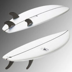 SHORTBOARD 900 5'5" 24 L . Livrée Avec 3 Ailerons FCS2 -Magasin De Matériel De Surf shortboard 900 55 24 l livree avec 3 ailerons fcs2 4