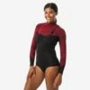 Shorty Manches Longues Femme Expert Néoprène Mousse 1.5 Mm Extra Souple Sans Zip -Magasin De Matériel De Surf shorty manches longues femme expert neoprene mousse 15 mm extra souple sans zip