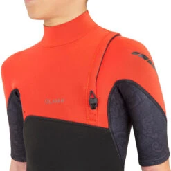 Shorty Néoprène 1,5 Mm Surf 900 Junior Noir Rouge -Magasin De Matériel De Surf shorty neoprene 15 mm surf 900 junior noir rouge 4
