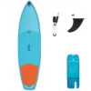 STAND UP PADDLE GONFLABLE DÉBUTANT 9 PIEDS BLEU ET ORANGE -Magasin De Matériel De Surf stand up paddle gonflable debutant 9 pieds bleu et orange