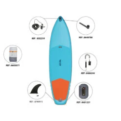 STAND UP PADDLE GONFLABLE DÉBUTANT 9 PIEDS BLEU ET ORANGE 16 STAND UP PADDLE GONFLABLE DÉBUTANT 9 PIEDS BLEU ET ORANGE -Magasin De Matériel De Surf stand up paddle gonflable debutant 9 pieds bleu et orange 4