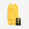 STAND UP PADDLE GONFLABLE DEBUTANT COMPACT S BLANC - JAUNE -Magasin De Matériel De Surf stand up paddle gonflable debutant compact s blanc jaune