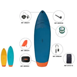 Stand Up Paddle Gonflable Taille S, Pour 1 Personne Jusqu'a 60 Kg. (8'/30"/5") -Magasin De Matériel De Surf stand up paddle gonflable taille s pour 1 personne jusqua 60 kg 8305 4