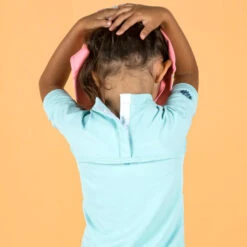 T-shirt Anti UV Bébé Manches Courtes Bleu Clair -Magasin De Matériel De Surf t shirt anti uv bebe manches courtes bleu clair 5