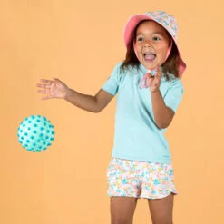 T-shirt Anti UV Bébé Manches Courtes Bleu Clair -Magasin De Matériel De Surf t shirt anti uv bebe manches courtes bleu clair 8