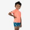 T-shirt Anti UV Bébé Manches Courtes Corail 1 T-shirt Anti UV Bébé Manches Courtes Corail -Magasin De Matériel De Surf t shirt anti uv bebe manches courtes corail