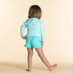 T-shirt Anti UV Bébé Manches Longues Imprimé Fleurs -Magasin De Matériel De Surf t shirt anti uv bebe manches longues imprime fleurs 2