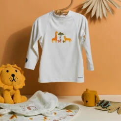 T-shirt Anti UV Bébé Manches Longues Imprimé Savane -Magasin De Matériel De Surf t shirt anti uv bebe manches longues imprime savane 4