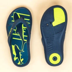 Tongs De Piscine Enfants - Tonga 500 Print - Shark Bleu -Magasin De Matériel De Surf tongs de piscine enfants tonga 500 print shark bleu 3