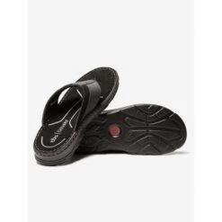 Tbs Tongs Homme - JAFFARE Noir + Tan -Magasin De Matériel De Surf tongs homme jaffare noir tan 3