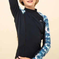 Top Solaire Fille Manche Longue Noir Presana -Magasin De Matériel De Surf top solaire fille manche longue noir presana 4