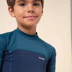 Top Solaire Garçon Manche Courte Bleu Marine Et Pétrole -Magasin De Matériel De Surf top solaire garcon manche courte bleu marine et petrole 2