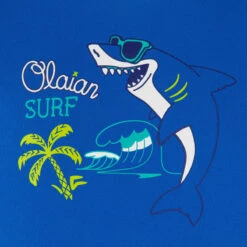 Water Tee Shirt Anti UV Surf Manches Longues Enfant Bleu Imprimé -Magasin De Matériel De Surf water tee shirt anti uv surf manches longues enfant bleu imprime 2