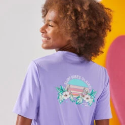 Water Tee Shirt Junior Manche Courte Ibiscus Violet -Magasin De Matériel De Surf water tee shirt junior manche courte ibiscus violet 2