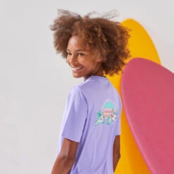 Water Tee Shirt Junior Manche Courte Ibiscus Violet -Magasin De Matériel De Surf water tee shirt junior manche courte ibiscus violet 5