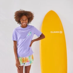 Water Tee Shirt Junior Manche Courte Ibiscus Violet -Magasin De Matériel De Surf water tee shirt junior manche courte ibiscus violet 6